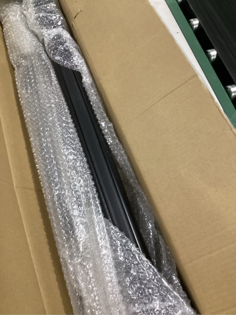 Condition photo showing As Is for vevor universal car roof rack - fit most crossbars, carry up to 6 pairs of skis or 4 snowboards, aluminum snowboard ski rack with lock & rubber padding 6pr/4 boards roof rack (full)
