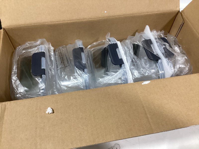 Condition photo showing Good Condition for Skroam 5-Packs 36OZ Glass Food Storage Containers with Lids Airtight, Glass Meal Prep Container for Lunch, Pantry Organizers and Storage, Glass Lunch Boxes for Freezer to Oven Safe, Leak Proof