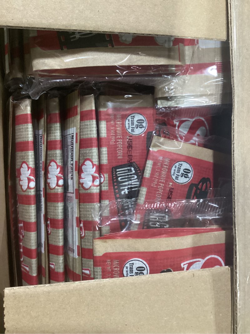 Condition photo showing Good Condition for Snappy Movie Theater Butter Microwave Popcorn, 3.5 oz, 48 Pack