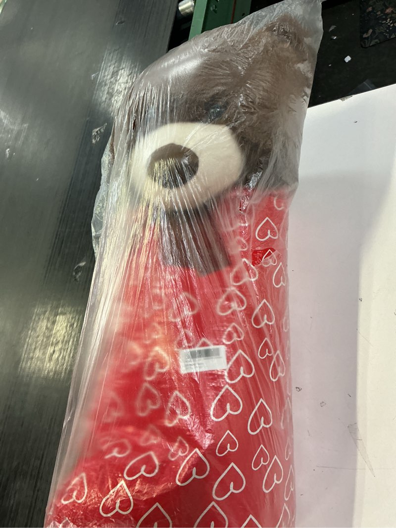 Condition photo showing Good Condition for MorisMos Giant Teddy Bear Stuffed Animal 3 ft-36'' Large Teddy Bear, Brown Big Stuffed Animal for Girlfriend Valentines, Large Hugging Plush for Birthday Christmas Baby Shower Decor,Dark Brown Chocolate ['36 inches']