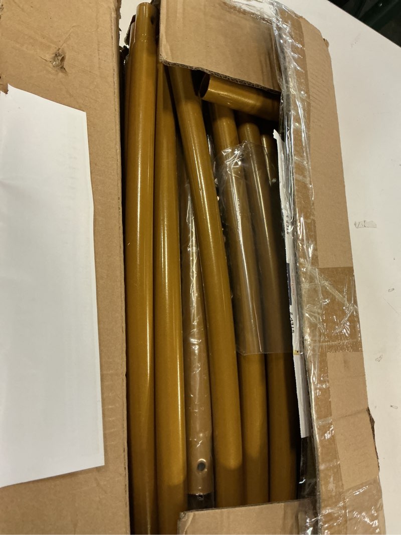 Condition photo showing New/Like New for 8FT Circle Arch Backdrop Stand for Parties, Round Balloon Arch Stand Kit with Base, Metal Gold Wedding Arches Frame Heavy Duty for Ceremony Birthday Baby Shower Gender Reveal Party Decoration