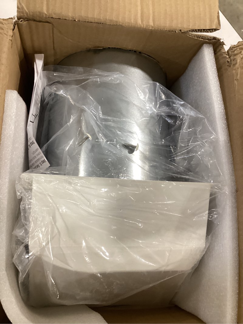 8 Inch Hooded Wall Vent with Screen and Damper,Outdoor Wall Exhaust Vent Cover Wall Cap for Exterior