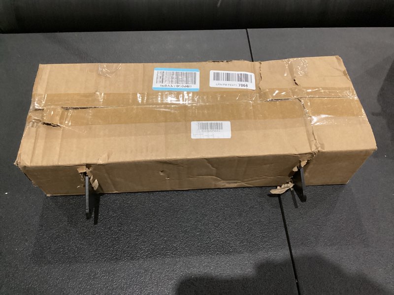 Condition photo showing As Is for BM23056 Single Bar Front Bumper Compatible with John Deere X300 X304 X320 X324 X330 X340 X350 X360 X370 X380 X384 X390 X394 X500 X520 X530 X570 X350R