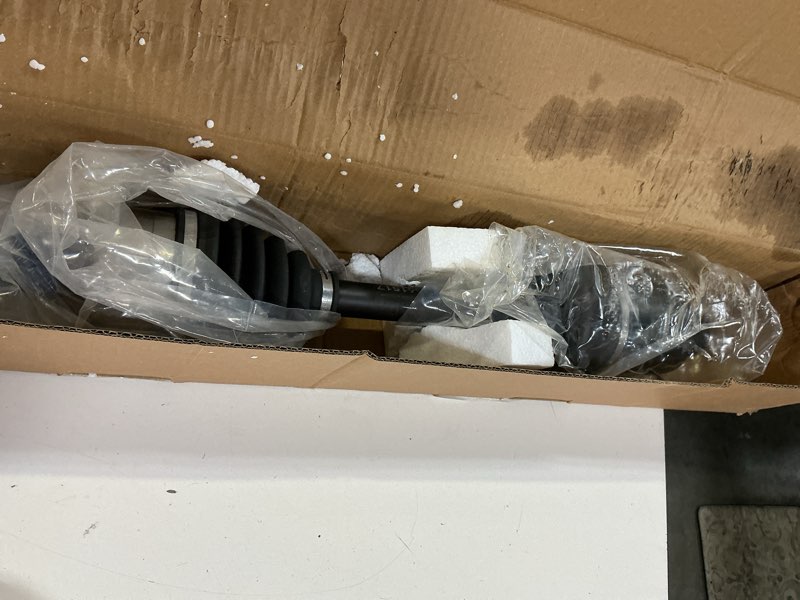 Condition photo showing As Is for kusatec cv axle shaft assembly compatible with chevy equinox gmc terrain 2010-2016, front right side, 2.4l l4, replace# 66-1517
