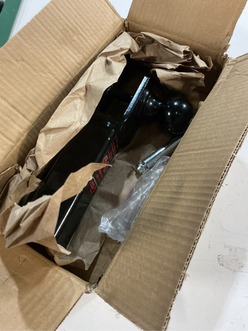 Condition photo showing Good Condition for toptow atv/utv trailer hitch towing ball mounts, 2-inch ball, clevis pin, fits 2-inch receiver 2" ball, 2" receiver, 5/8" pin