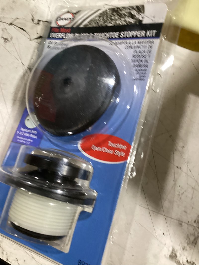 Condition photo showing Good Condition for danco touch-toe tub drain trim kit with overflow in oil rubbed bronze