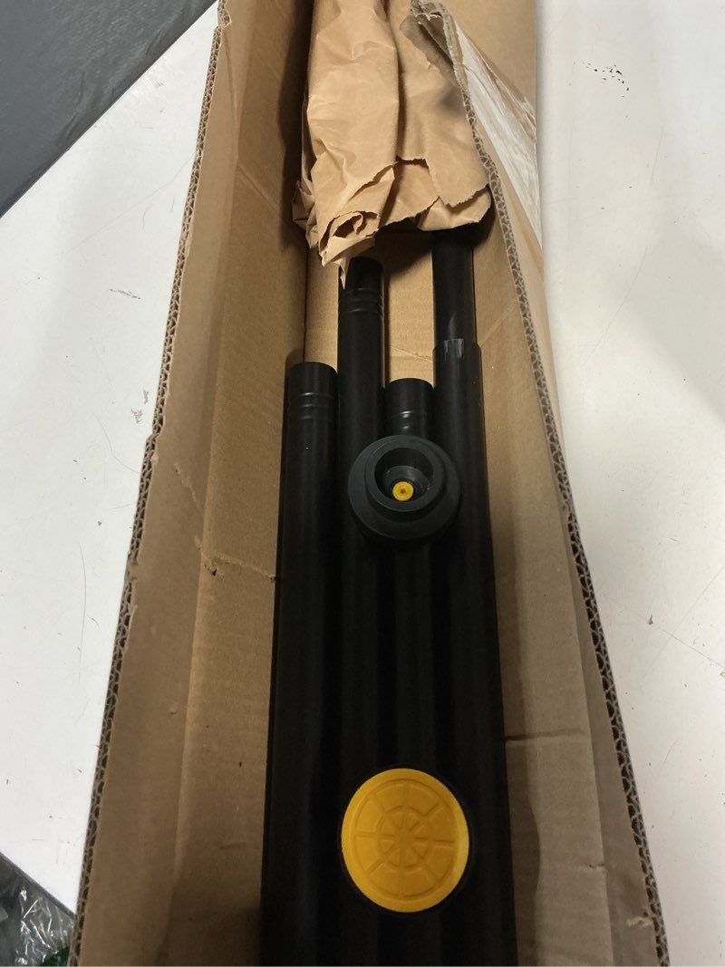 Condition photo showing Good Condition for thestoa shower curtain rod adjustable 43-78 inch, 1"diameter spring tension curtain rod no drill, anti-rust non-slip shower rod, black shower curtain rod for bathroom tension black 43"- 78"