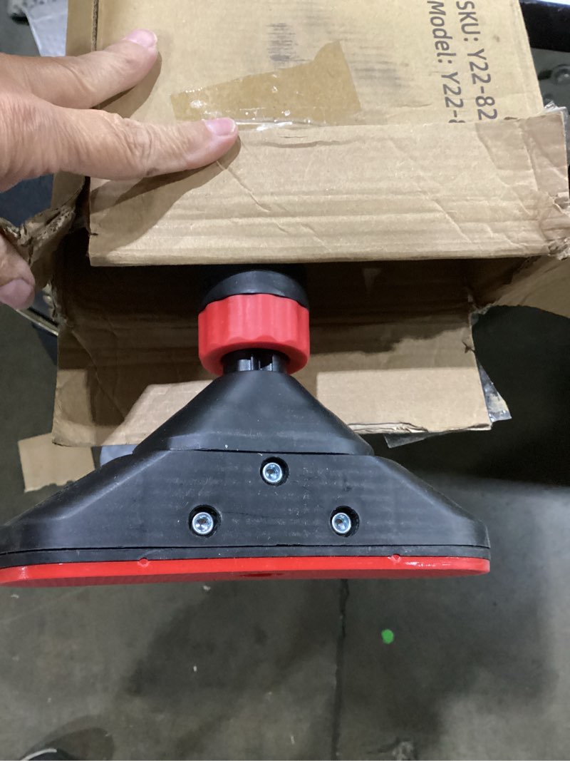 Condition photo showing Good Condition for pull up bar for doorway: sportneer strength training pull-up bars without screw - adjustable width locking mechanism chin up bar, thickened steel max limit 440 lbs upper body fitness pullup bars for home (black-red)