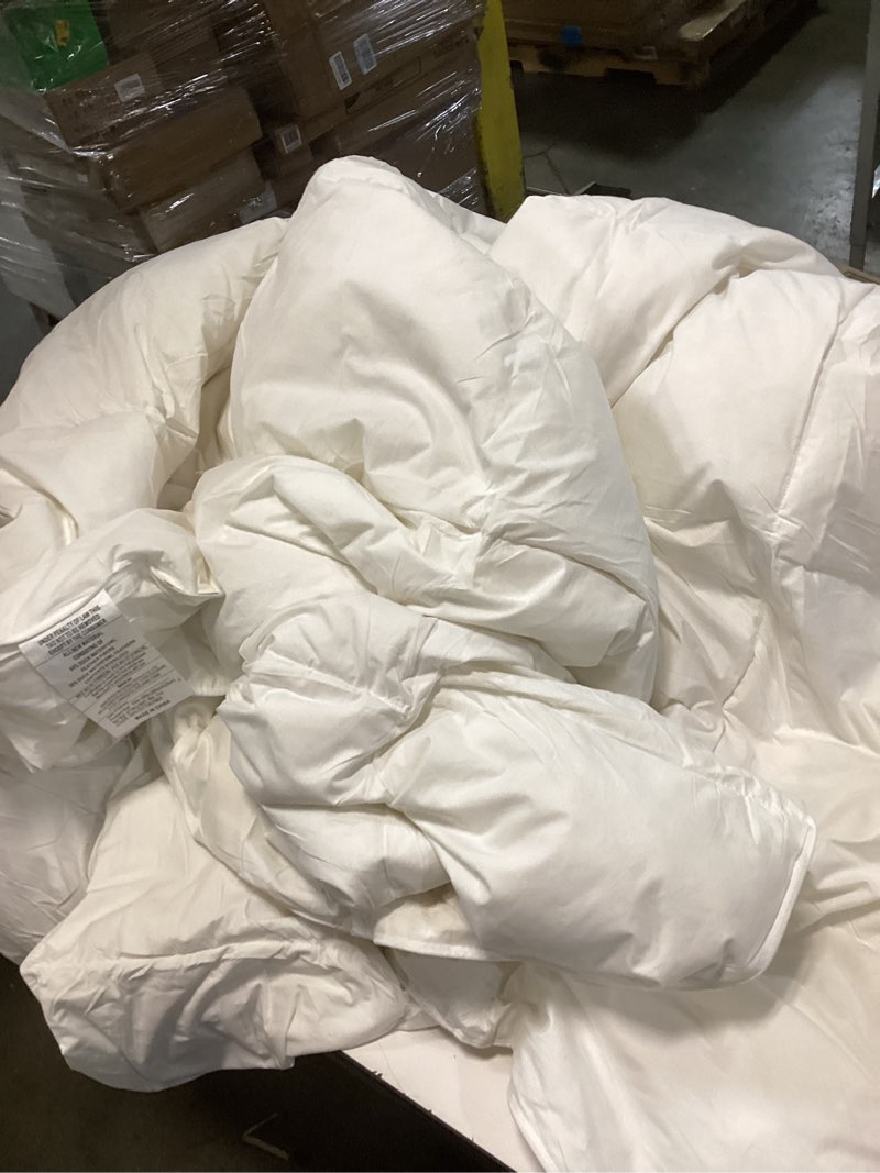 Condition photo showing As Is for Bedsure Duvet Cover King Size - Soft Double Brushed Bedding Set for Kids & Adults, Zipper Closure, 3 Pieces, Includes 1 Duvet Cover (104"x90") & 2 Pillow Shams, NO Comforter, Linen King (104" x 90") 02 - Linen (No Comforter)