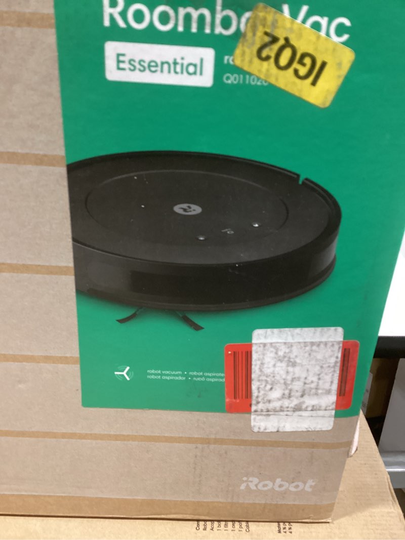 Condition photo showing Good Condition for iRobot Roomba Vac Robot Vacuum (Q011) - Power-Lifting Suction, Quieter Cleaning Mode, Multi-Surface Cleaning, Cleans in Neat Rows, Easy to use, Self-Charging, Works with Alexa Roomba Q011 Amazon Exclusive