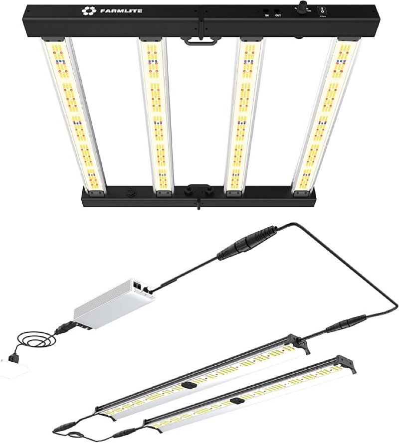 farmlite grow light bars full spectrum led grow lamps grow lights for indoor plants dimmable daisy c