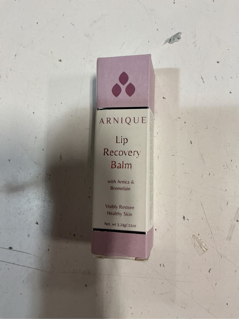 Condition photo showing New/Like New for arnica lip balm - lip filler aftercare with arnica montana and bromelain, topical bruise balm masque for lip flip injections and implant surgery to aide with bruising, swelling and redness 0.17 fl oz (pack of 1)