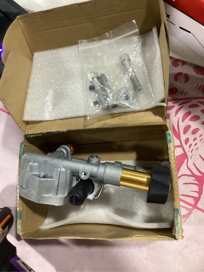 Condition photo showing As Is for (missing some small peices) shaft horizontal pressure washer pump replacement pump for power washer compatible with homelite, troybilt,