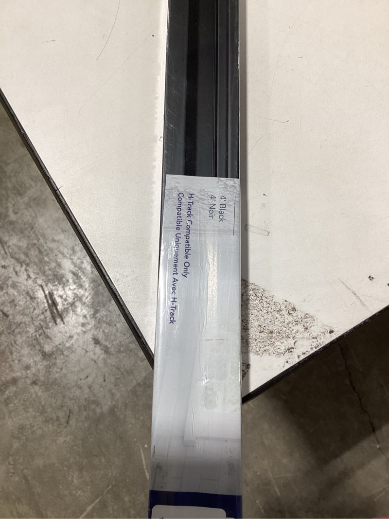 Condition photo showing Good Condition for lithonia lighting decorative track lighting sticks 4-ft matte black metal linear track