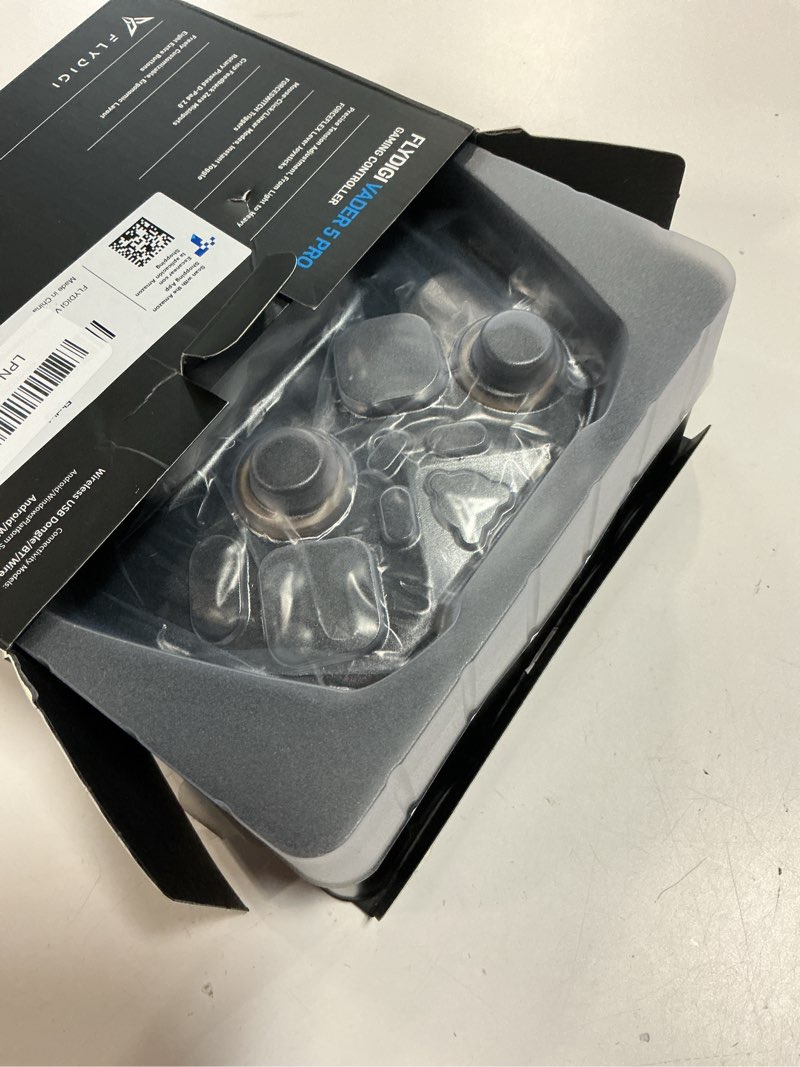 Condition photo showing New/Like New for flydigi vader 5 pro pc controller, forceflex joysticks, 3ms ultra-low latency, forceswitch triggers, 8 extra buttons, triggers & grips vibration, 1000mah battery, pc/ns/android/tv