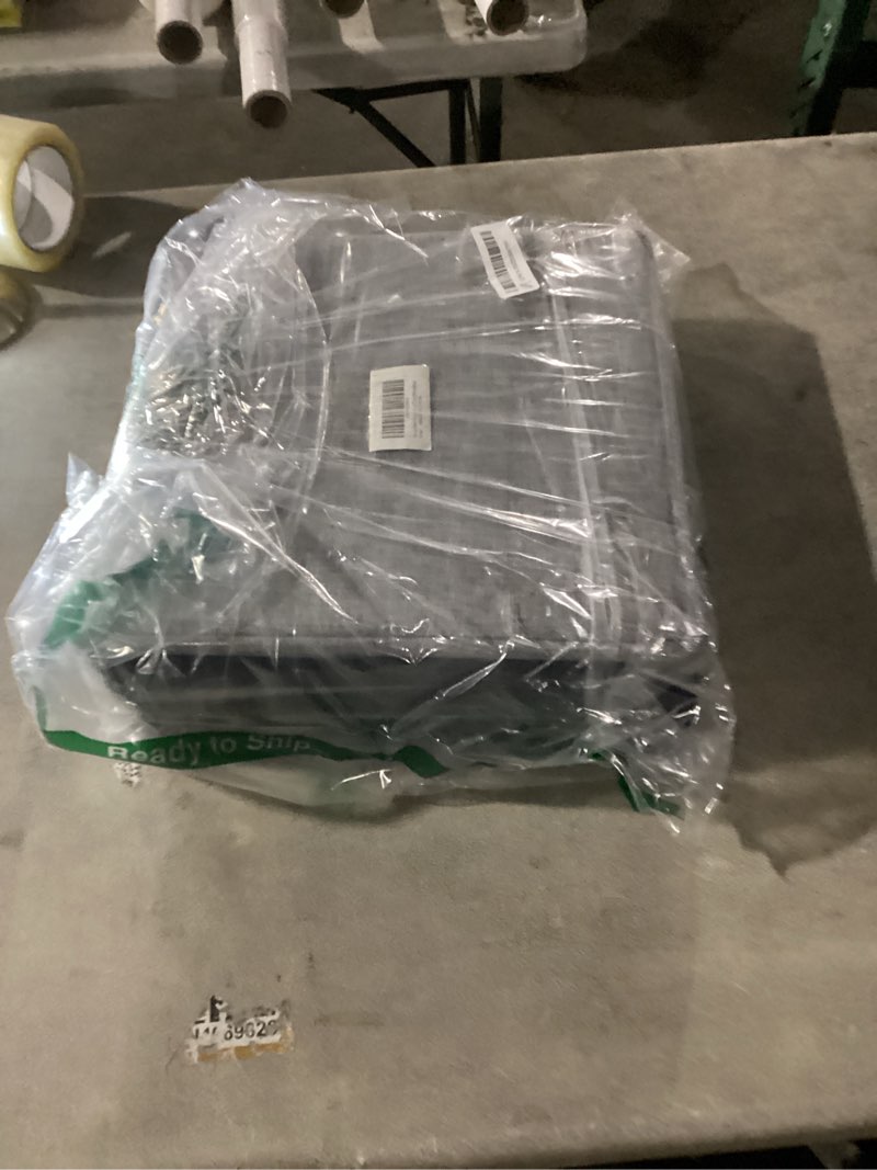 Condition photo showing Good Condition for Temary Blue Storage Baskets for Shelves 13 Inch Cube Storage Bins 4Pack Fabric Cubes Basket with Handles for Organizing Shelf Baskets for Home Office Closet (White&Blue) Blue 13 x 13 x 13
