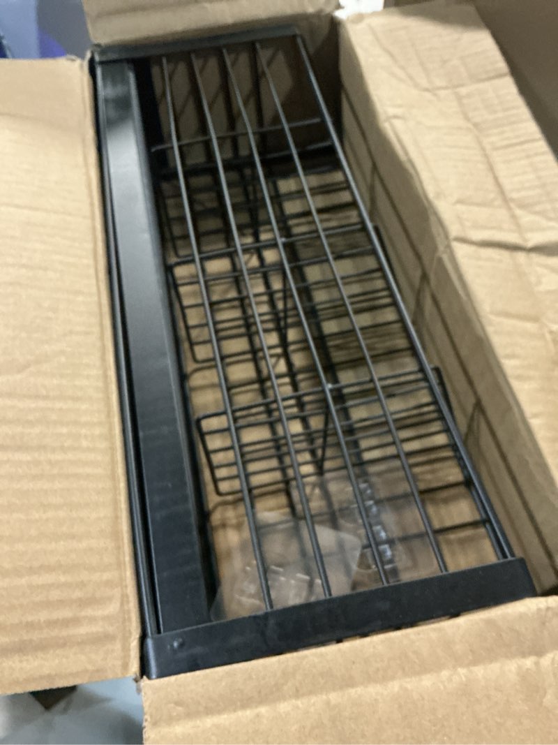 Condition photo showing Good Condition for extra large utensil holder for kitchen counter, kitchen cooking utensil holder organizer kitchen utensil racks with drying base cooking tools storage for countertop sink cutlery holder, 4 compartments black 4 slots-extra large