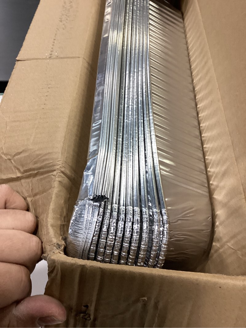 Condition photo showing Good Condition for Stack Man 10-Pack Large Aluminum Steam Pans with Lids - 21x13, Heavy Duty for Roasting, Cooking, Warming Food,Silver Silver 21x13 - 10 Sets