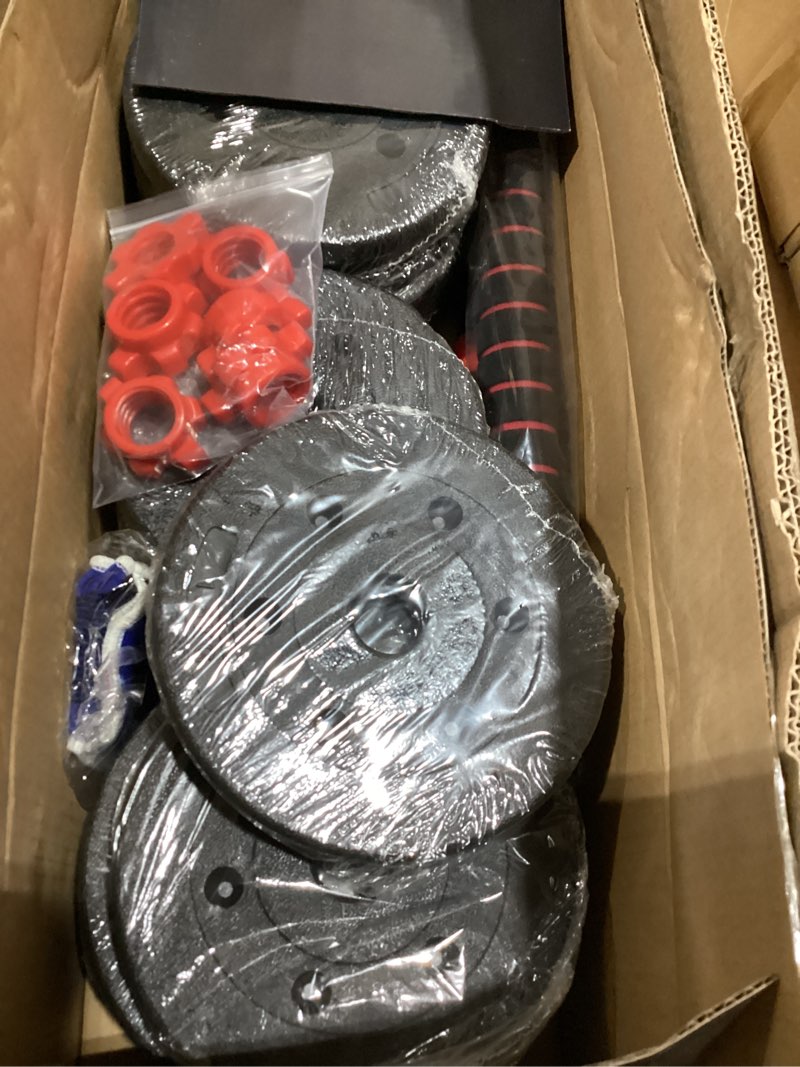Condition photo showing Good Condition for weight dumbbell set adjustable dumbbells –premium dumbbell barbell combo for fitness – weight set for lifting at home – muscle building comfortable grip design-easy to use-perfect for gym,lifting