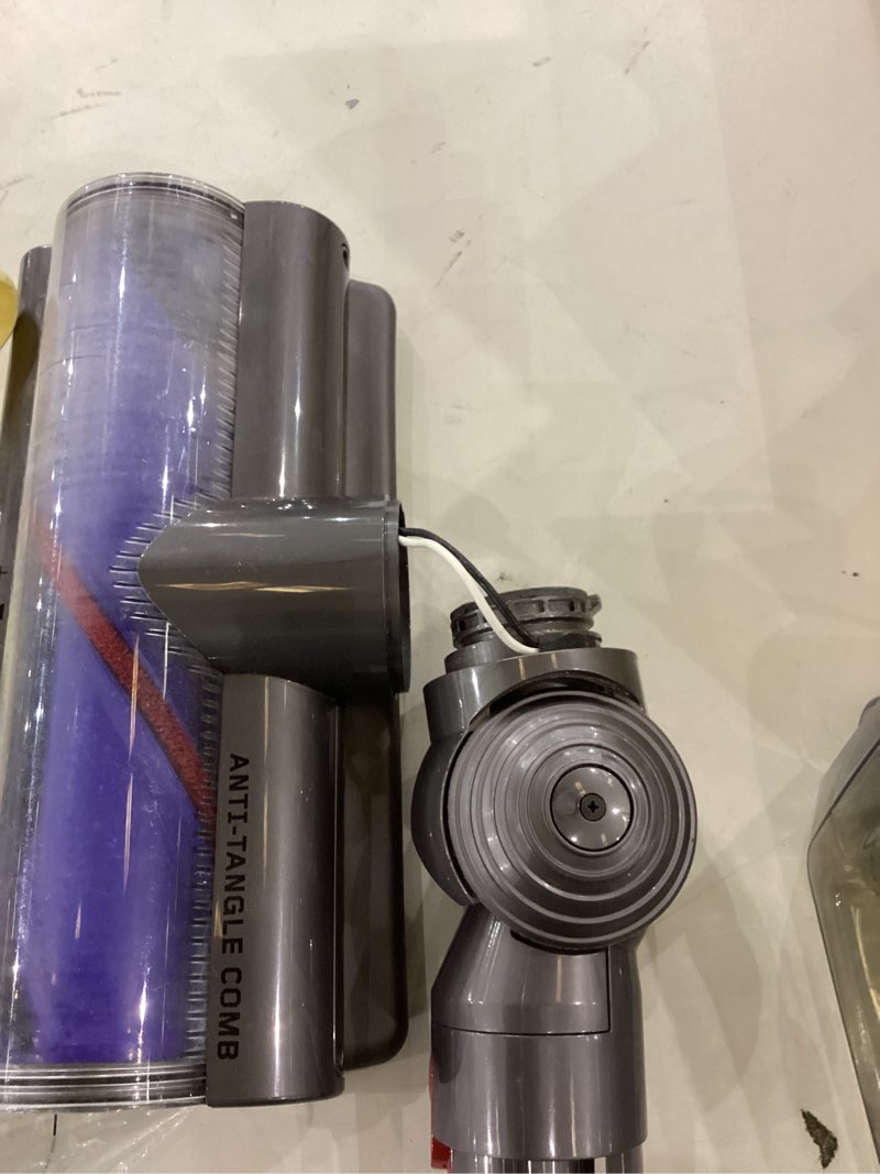 Condition photo showing As Is for Shark HV343AMZ Rocket Corded Stick Vacuum with Self-Cleaning Brushroll, Lightweight & Maneuverable, Perfect for Pet Hair Pickup, Converts to a Hand Vacuum, Crevice Upholstery Tools, Blue/Silver Rocket w/ Self-Cleaning Brushroll