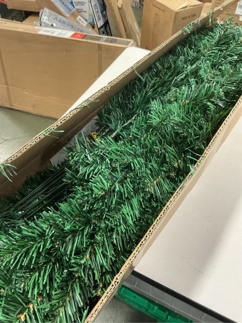 Condition photo showing Good Condition for KTKDE 7.5ft Artificial Christmas Tree is a Green one with 1450 Tips and 300 Battery-Powered LED Colu