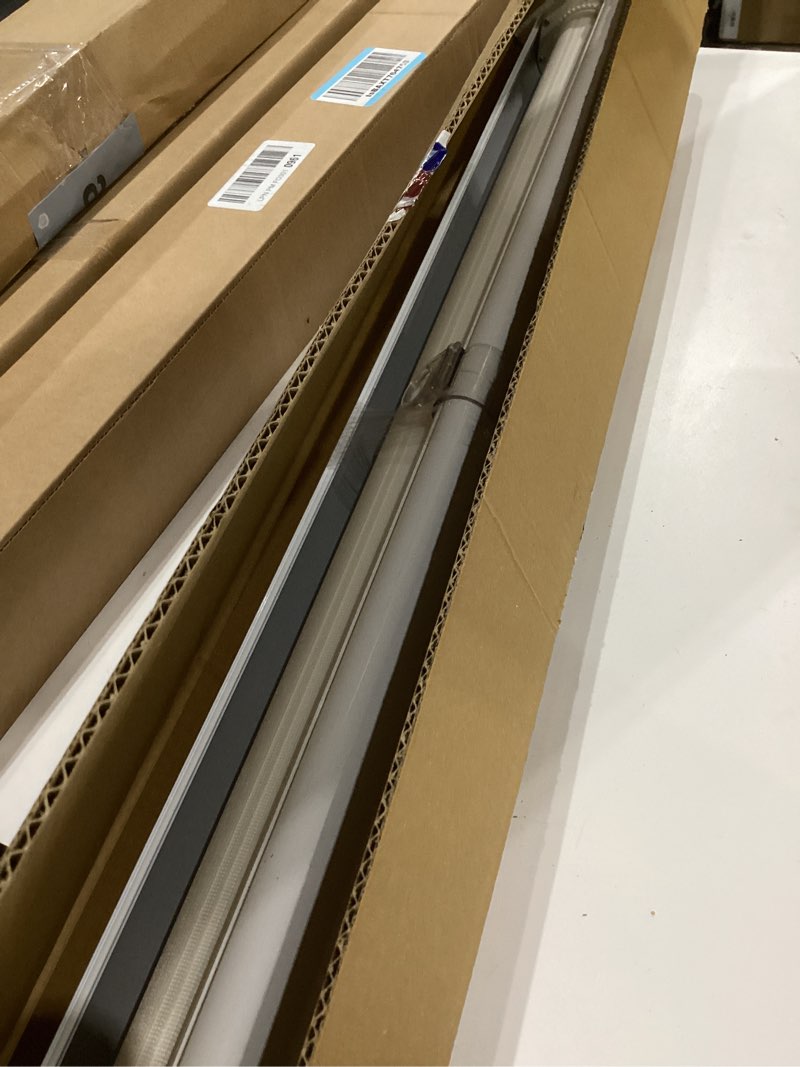 Condition photo showing New/Like New for Shadesu Cordless Zebra Blinds for Windows, 37" W x 72" H, White, Dual Layer Free-Stop Zebra Shades, Light Control for Day and Night, Sheer Blinds for Indoor Windows, Bedroom, Kitchen 01- White ( Cordless ) 37"W x 72"H