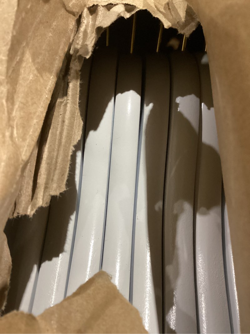 Condition photo showing Good Condition for TOPIA HANGER Wooden Hangers 30 Pack, White Wood Coat Hanger with 360° Swivel Gold Hook, Non Slip Pants Bar and Shoulder Notches for Camisole, Jacket, Pants, Smooth Finish Clothes Hangers -CT34WG30 White+gold 30 PCS