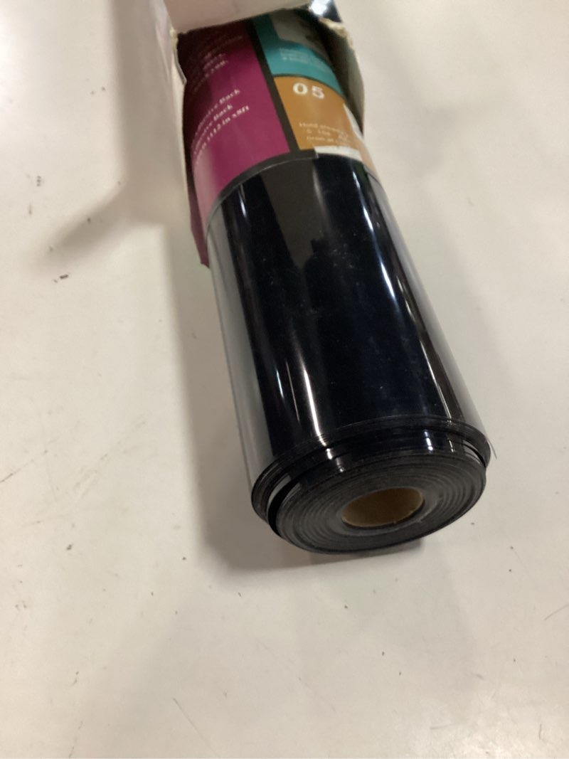 Condition photo showing New/Like New for renlitong black iron on vinyl 12inch by 50ft roll heat transfer vinyl for t-shirt black htv rolls for all cutter machine - easy to cut & weed for heat transfer design