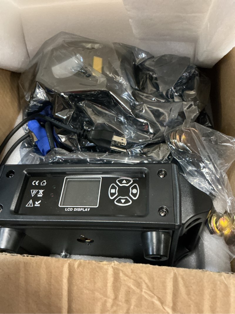 Condition photo showing Good Condition for high brightness 160w moving head light rgbw led beam rotating laser moving head light for disco wedding party live show bar