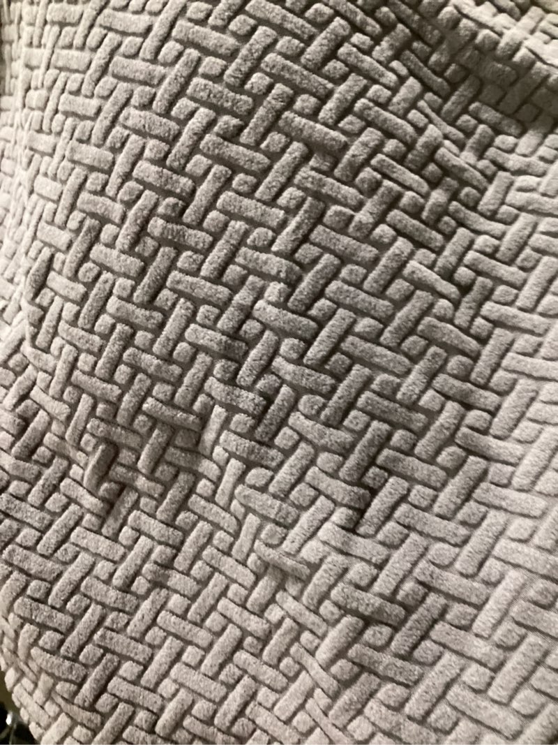 Condition photo showing Good Condition for possibly missig pieces.. easy-going stretch sofa slipcover 1-piece sofa cover furniture protector couch soft with elastic bottom for kids, polyester spandex jacquard fabric small checks (sofa, dark gray) large sofa dark grayn i