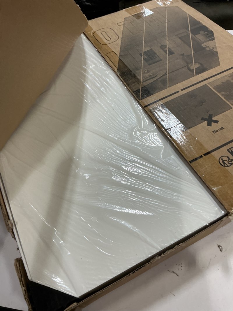 Condition photo showing New/Like New for art3d 12-pack smooth drop ceiling tile 2ft x 2ft - fire-rated, waterproof, reusable - premium pvc, no sag and breakage - cover 48 sq. ft, white 24*24 square white 12