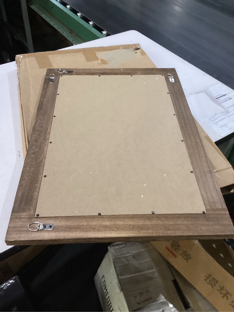 Condition photo showing Good Condition for wooden wall mirror 