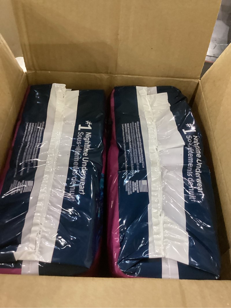 Condition photo showing New/Like New for Goodnites Girls' Nighttime Bedwetting Underwear, Size S/M (43-68 lbs), 44 Ct (2 Packs of 22), Packaging May Vary Small/Medium 44