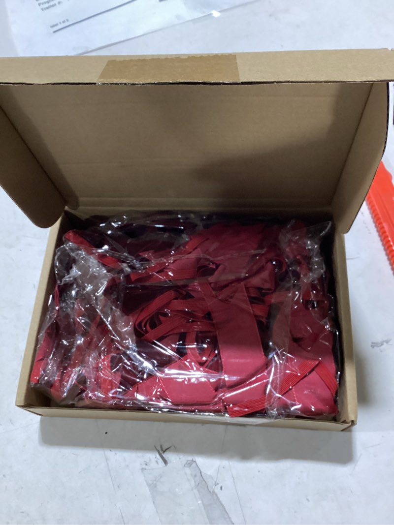 Condition photo showing item condition for Riceshoot 24 Pcs Velvet Elastic Bows for Gift Wrapping, 5x7 Inch Pre Tied Stretch Bows for Christmas Gifts, Xmas Tree, Birthday & Wedding Decorations(Brown,3 Inches Stretch Loops) Brown 3 Inch Stretch Loops