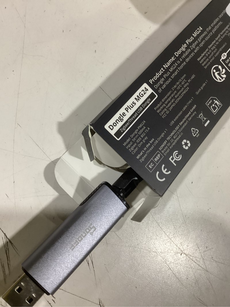 Condition photo showing Good Condition for SONOFF Zigbee 3.0 USB Dongle Plus MG24, Zigbee Gateway with EFR32MG24, Thread & Zigbee USB Stick, Zigbee Controller for Home Assistant or Zigbee2MQTT
