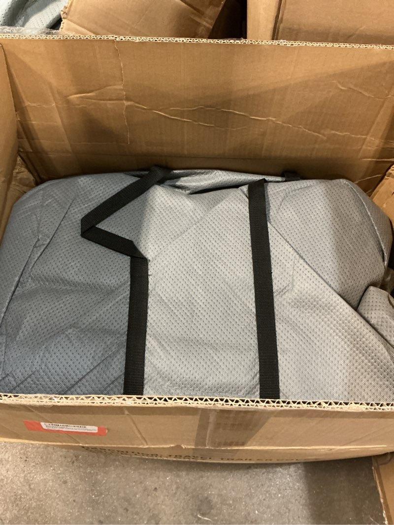 Condition photo showing New/Like New for travel trailer cover rv cover,color gray,beige,160g ssfs 4 layer polypropylene fabric,fits most sizes (gray, 14-16 feet) gray 14 - 16 feet