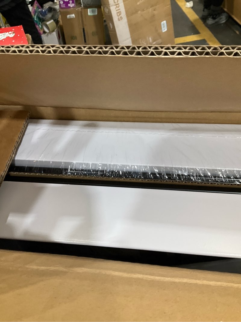 Condition photo showing New/Like New for 2Pack Expandable Pull Out Cabinet Organizer 21"Deep With Raising Pad for Framed Cabinets, Upgrade 3 Slide Rails Slide Out Drawers, Roll Out Shelves Adhesive,Adjustable Width 12.05"-20.4"White