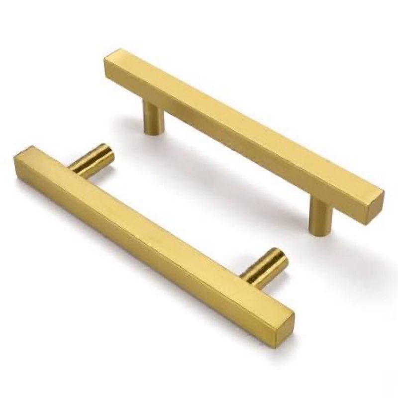 goldenwarm 20 pack 8 inch gold cabinet handles brushed gold cabinet pulls stainless steel drawer pul