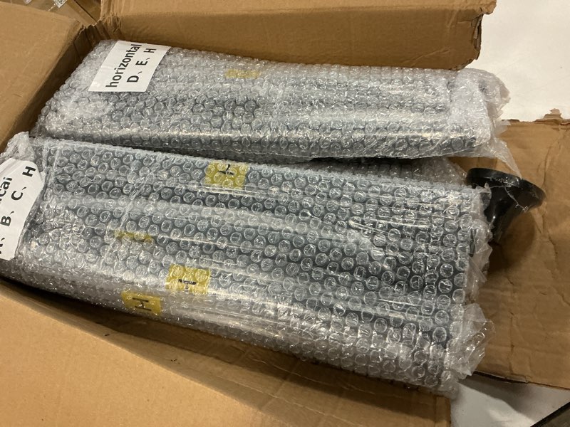 Condition photo showing New/Like New for Tenusrnop® Tension Curtain Rod for Room Partitions Divider Blind Curtain to protect privacy Matte White or Black Poles No Tool Needed Size Max 120" high from Floor to Ceiling Up to 114" Width (Black)