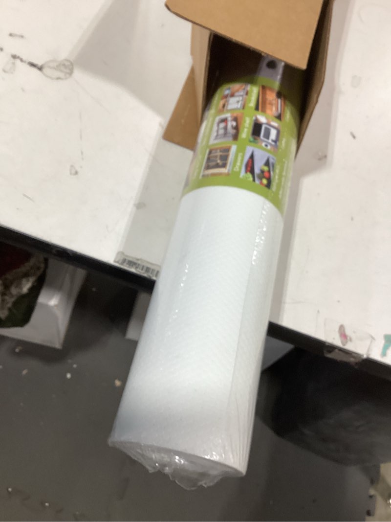 Condition photo showing Good Condition for Similar product Shelf Liners for Kitchen Cabinets Refrigerator Liners Waterproof & Oil-Proof Kitchen Cupboard Liner Non-Slip Drawer Mats EVA Material Non Adhesive Fridge Liner for Shelves-White 23.6 x 236.2 Inches