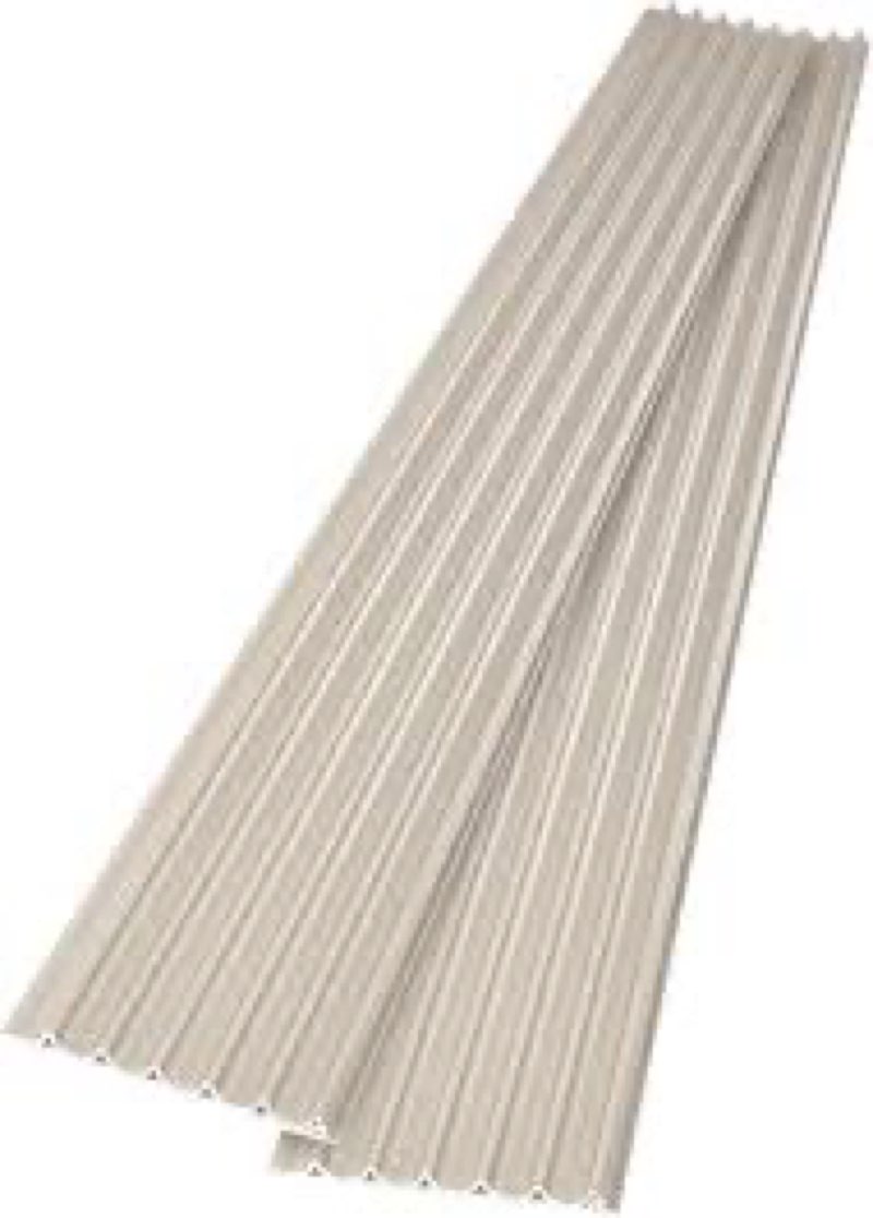 Art3dwallpanels Slat Wall Paneling, 104'' x 6.3'' Glossy Metal Finish WPC Soundproof 3D Wall Panels 