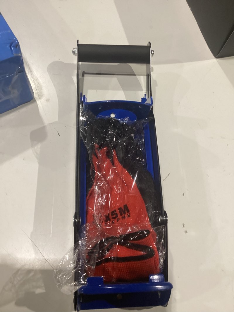Condition photo showing Good Condition for homebuddy can crusher for recycling - 12 oz. and 16 oz. can crusher wall mounted for aluminum - compact and easy to use, mounting rivets included, man cave accessories, blue