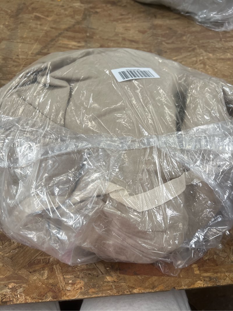 Condition photo showing Good Condition for european linen duvet cover, king/cal king, toffee