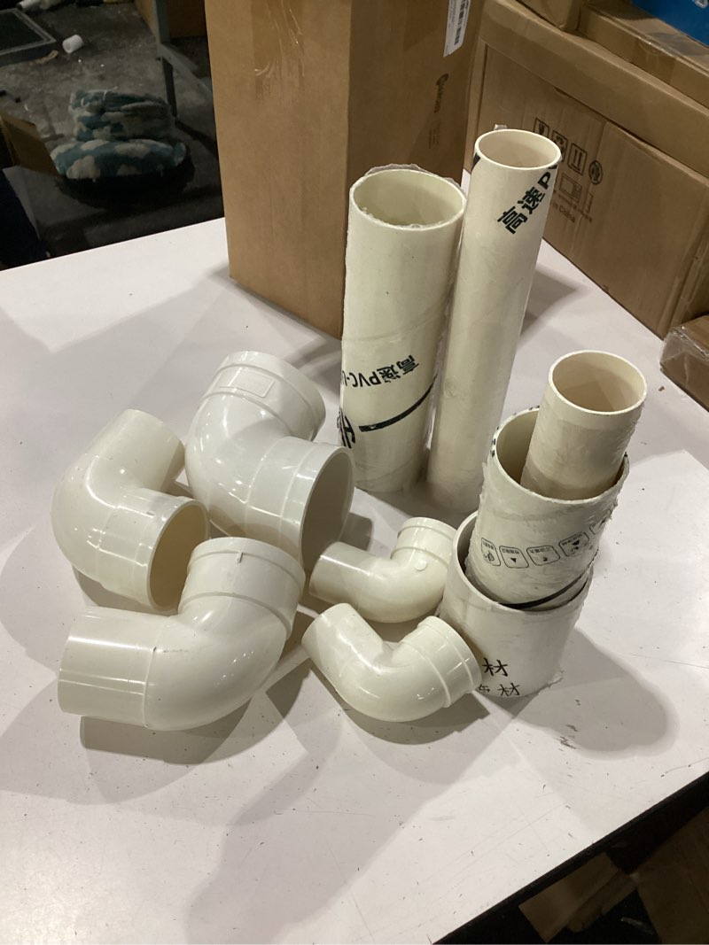 Condition photo showing Good Condition for nuanchu 5 pieces different sizes tree frog houses for outside tree frog habitat house for outside garden hotel nest shelter garden pvc water pipes of different sizes(white,classic) white classic