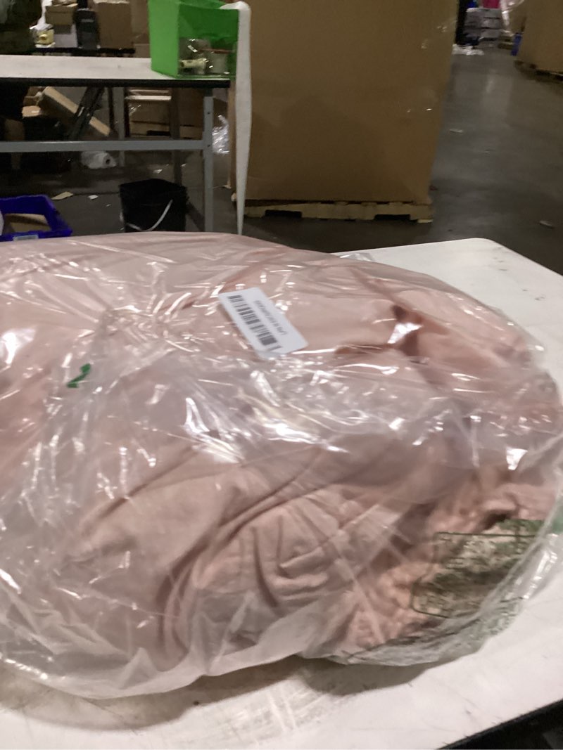 Condition photo showing New/Like New for bedsure cotton duvet cover queen - 100% cotton waffle weave pink duvet cover queen size, purewoven breathable bedding set for all season, 3 pieces, 90"x90" queen (90" x 90") 09 - pink (no comforter)