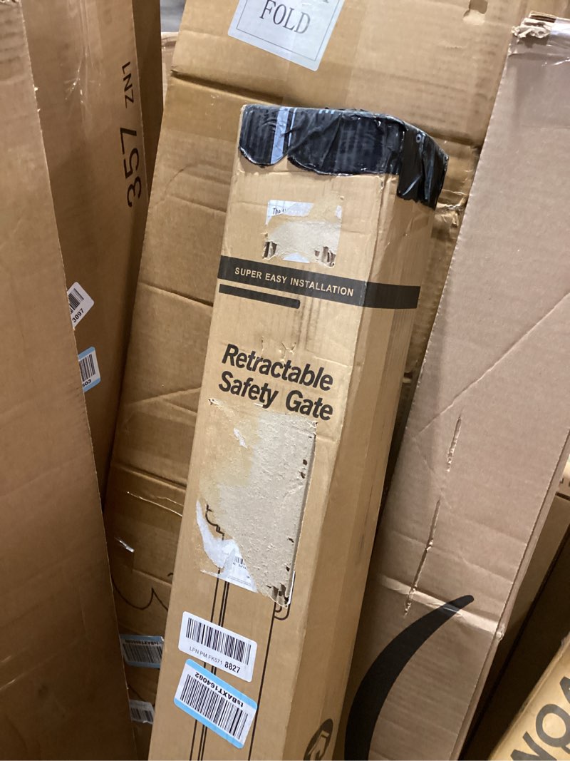 Condition photo showing Good Condition for reinforced 48\" extra tall x 100\" extra long baby gates for wide openings retractable baby gates extr