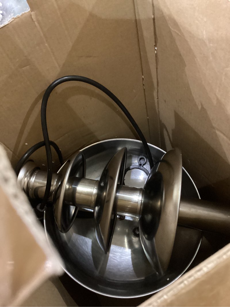 Condition photo showing As Is for Chocolate Fountain Machine Electric Chocolate Fondue Fountain Machine Stainless Steel 4-Pound Capacity for Chocolate Candy Butter Cheese (4-Tier)