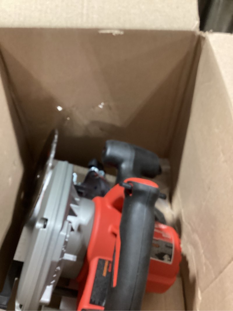 Condition photo showing As Is for similar to milwaukee m18 fuel 7-1/4 inch circular saw (bare tool)