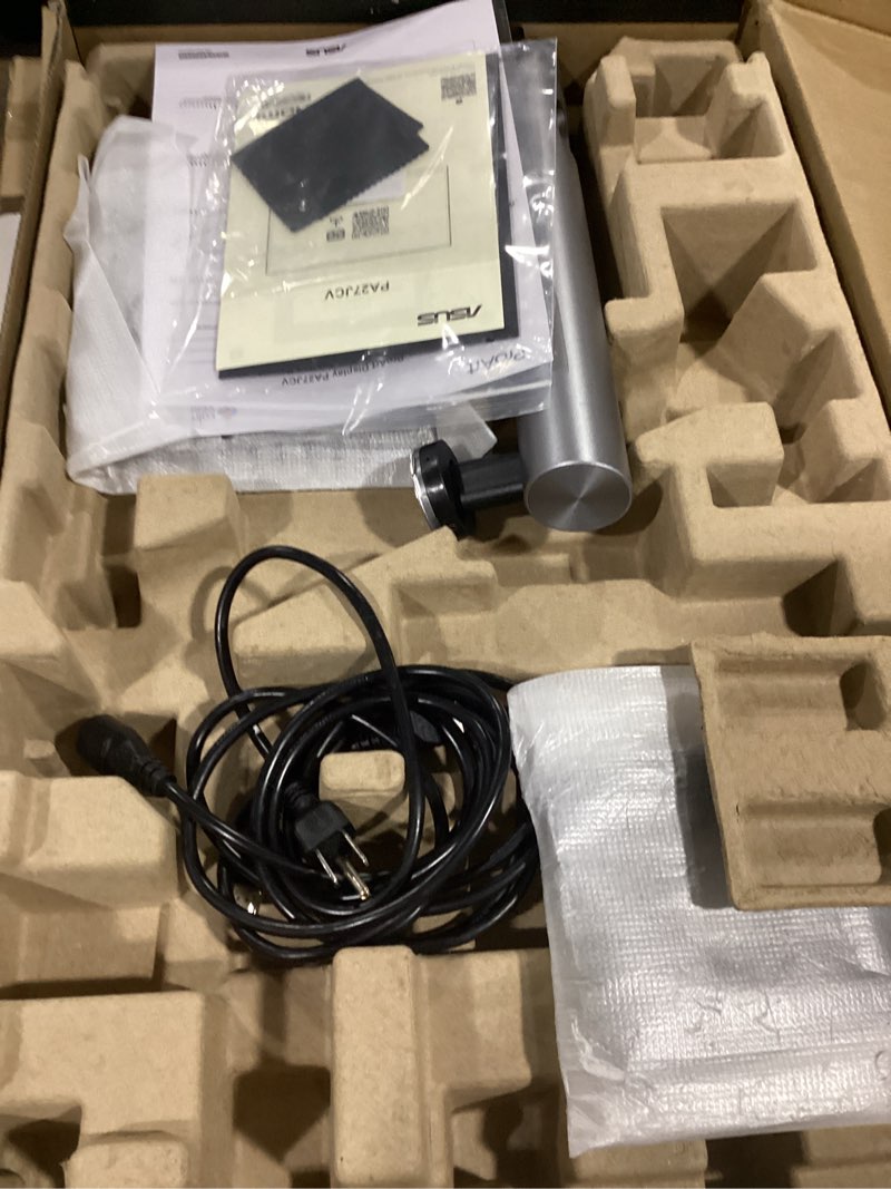Condition photo showing New/Like New for working verified asus proart display 27” 5k hdr professional monitor (pa27jcv) - 5k (5120 x 2880), ips, 99% dci-p3, 100% srgb, ?e < 2, usb-c pd 96w, calman verified, color accurate, luxpixel, 3 yr warranty 27" 5k usb-c 96w auto kvm lux pixel