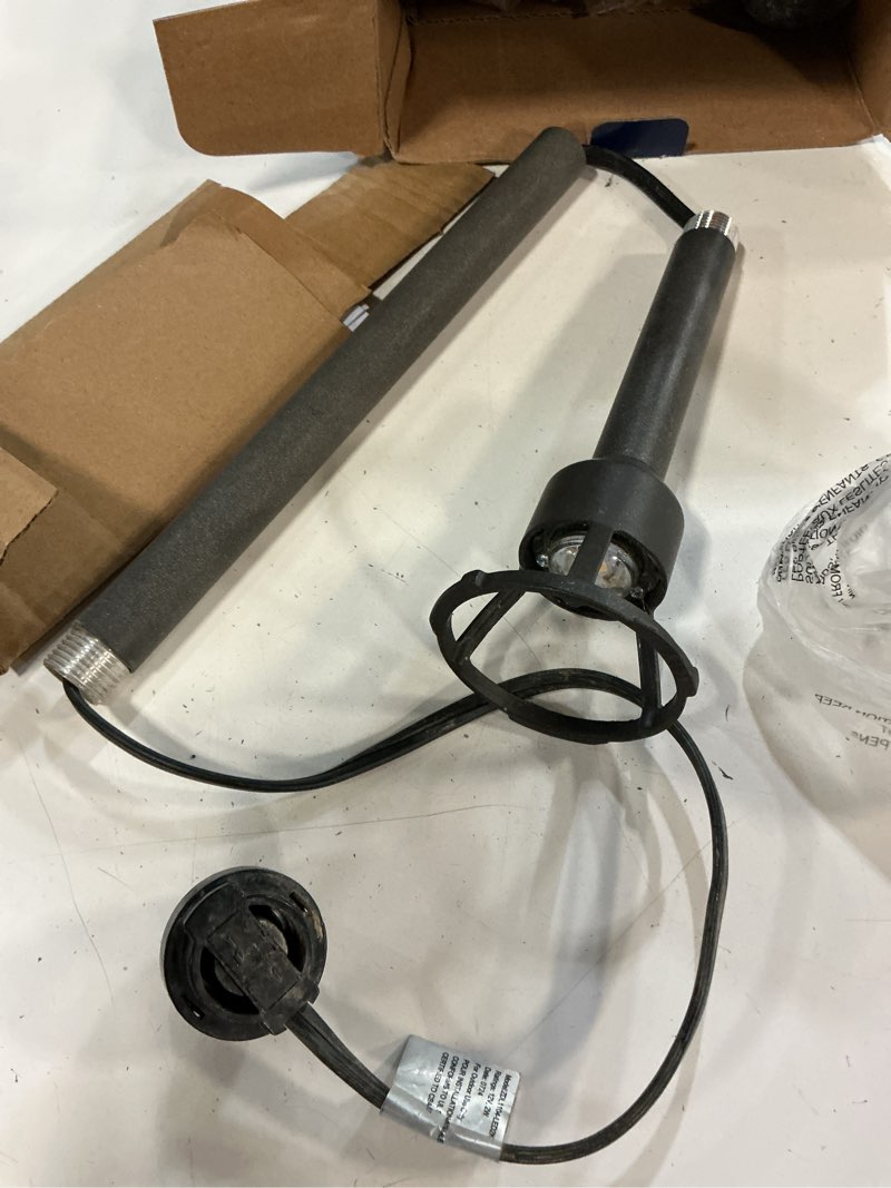 Condition photo showing As Is for harbor breeze 60 -lumens bronze low voltage hardwired led outdoor path light ( 3000-k )